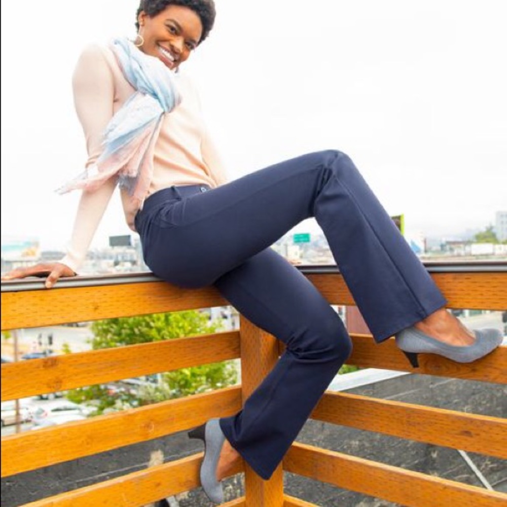Betabrand Straight-Leg Pants